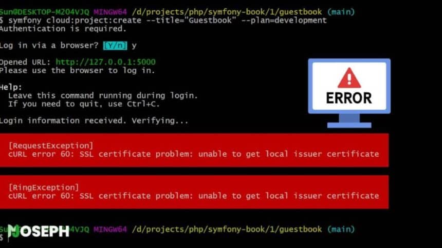 How to Fix Curl: Unable to Get Local Issuer Certificate Error