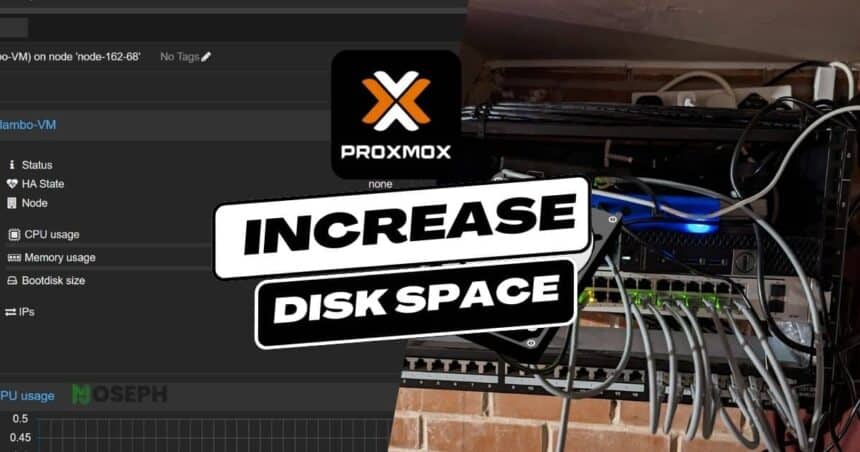 Complete guide to resize disk space in Proxmox for LXC containers and VMs. Step-by-step expansion and reduction with troubleshooting.