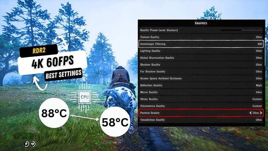 RDR2 Optimized 4K Graphics Settings and CPU Temperature Fix